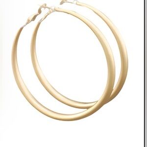 Daisy Fuentes Gold Hoop Earrings